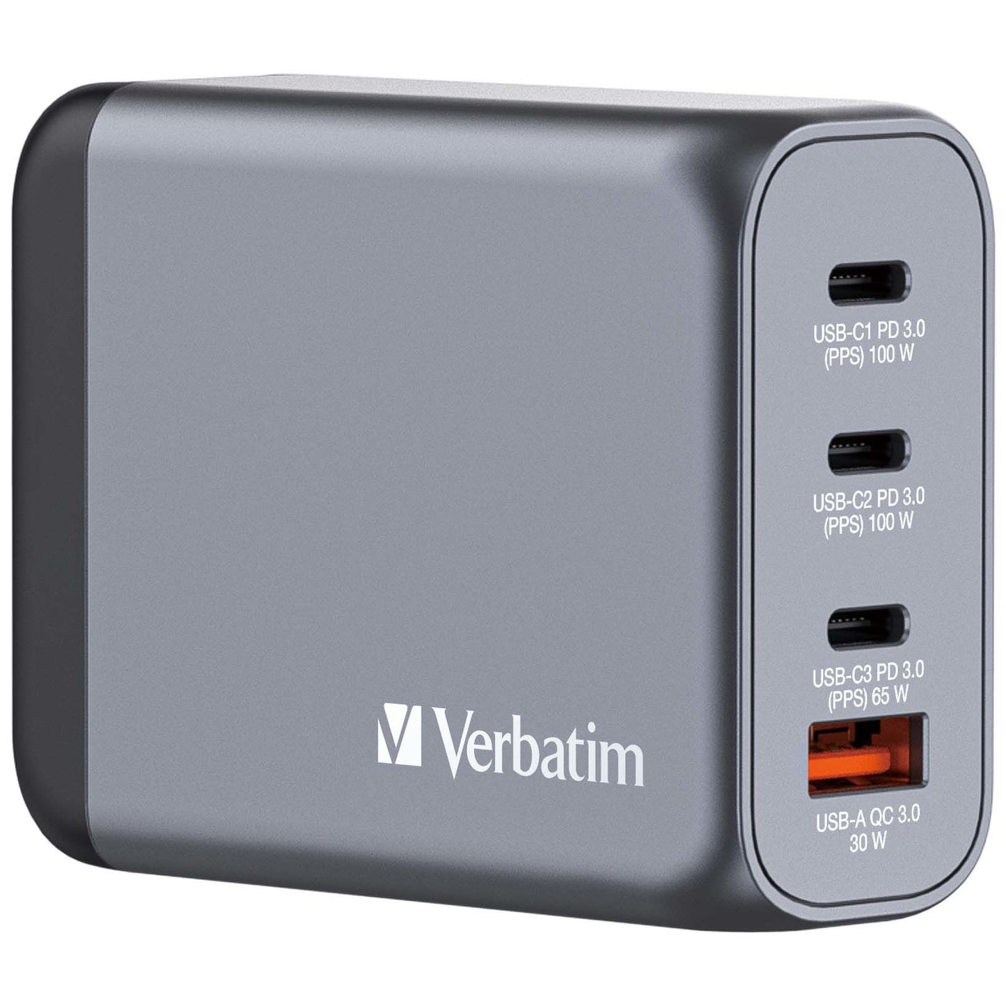 Verbatim GNC-100 Universal Black, Grey AC Fast Charging Internal