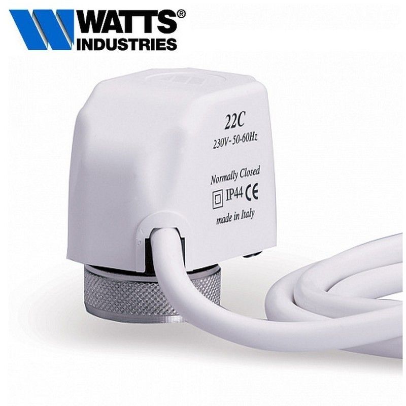 Watts Cazzaniga attuatore elettrotermico compatto 22C 230V nc 4 fili