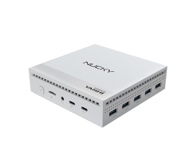 YASHI MINI PC WHITE NUCKY Celeron Quad Core N100 8GB 256GB SSD WIN 11 PRO