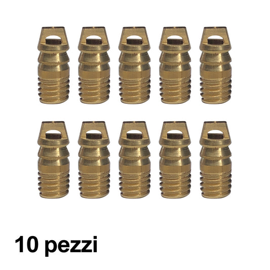 10 Depressori valvoline di ricambio per fruste tubi 1/4'' e 5/16'' sae