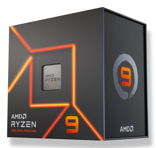 AMD CPU RYZEN 9, 7900, AM5, 5.40GHz 12 CORE, CACHE 76MB, 65W