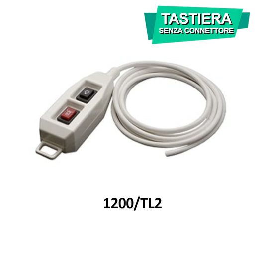 Tastiera senza connettore ? 1 tasto chiamata ? 1 tasto luce stanza ? IP43 - Feb 1200/TL2