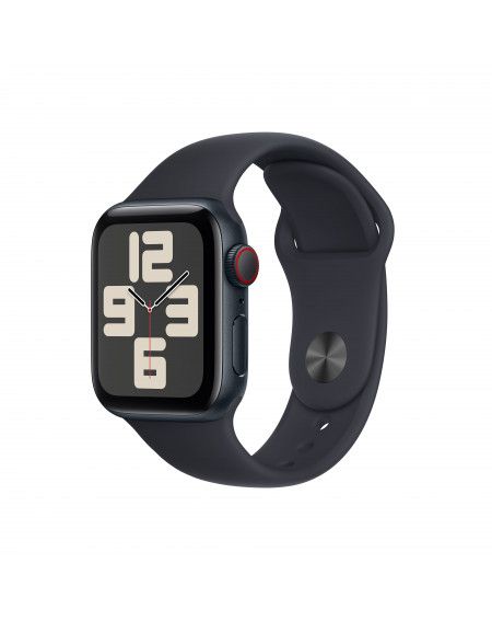 2023 - Apple Watch SE GPS + Cellular 40mm Cassa in alluminio mezzanotte - Cinturino sport mezzanotte - S/M