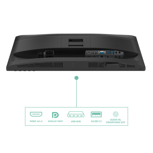 AOC MONITOR 23,8 LED IPS FHD 16:9 4MS 120hz, REG ALTEZZA, DP/HDMI, MULTIMEDIALE