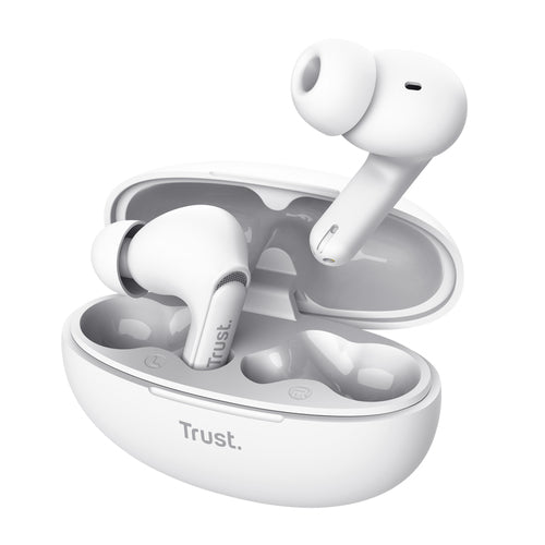 TRUST EARBUDS YAVI BT ENC, BIANCO