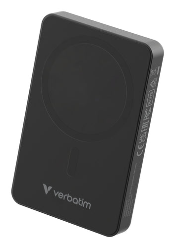VERBATIM POWER BANK CHARGENGO ESSENTIALS MAGNETIC WIRELESS 10000MAH BLACK