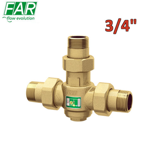 3966 - Valvola anticondensa da 3/4'' per generatori di calore a combustibile solido - FAR