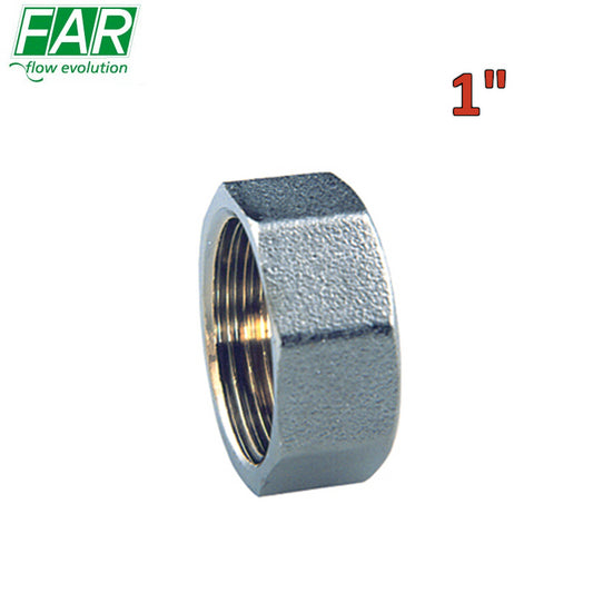 4100 - Tappo cieco femmina calotta completo di guarnizione 1'' - FAR