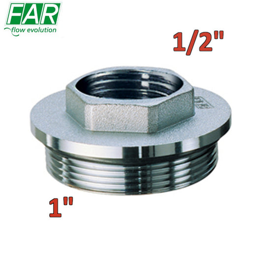 4200 - riduzione terminale - tappo collettore complanare con o?ring 1'' M x 1/2'' F - FAR