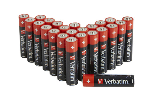VERBATIM ALKALINE BATTERY AAA 24-PACK (BOX)
