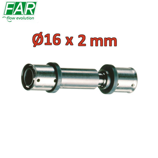 5926 - Giunto di riparazione e dilatazione per tubi multistrato Ø 16 x 2 mm - FAR