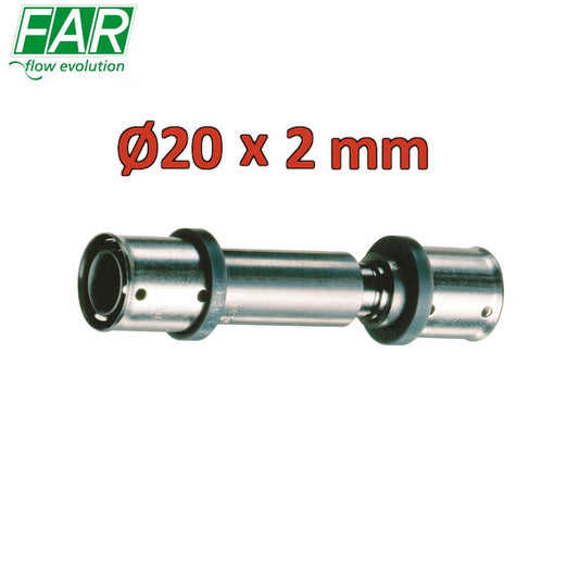 5926 - Giunto di riparazione e dilatazione per tubi multistrato Ø 20 x 2 mm - FAR