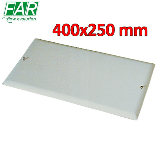 6140400 COPERCHIO 400X250 PER CASSETTA COLLETTORE CON VITI E FISSAGGIO FAR