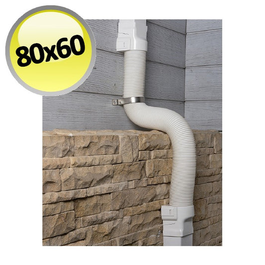 Kit flessibile per il collegamento di due canaline mediante tubo da 1 m - TIPO 08