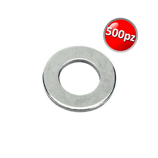 Rondella zincata ? int. 8,4 mm est. 24 mm spessore 2 (mm) - SCATOLA 500 pz