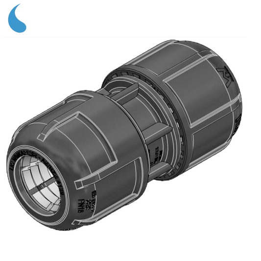 Raccordo manicotto ? 50 mm a compressione - stringere in polipropilene