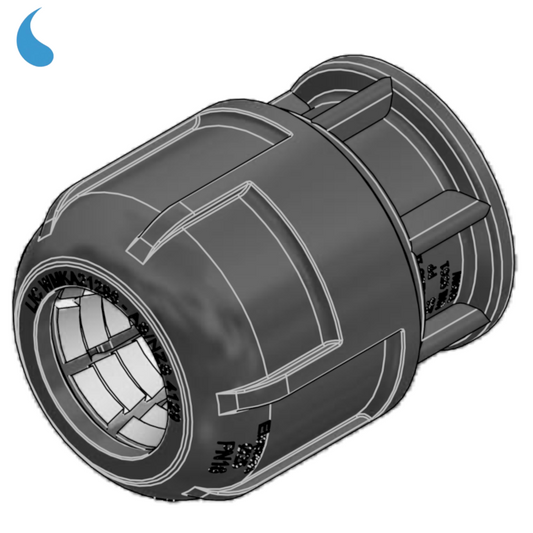 Raccordo tappo finale ? 20 mm a compressione - stringere in polipropilene