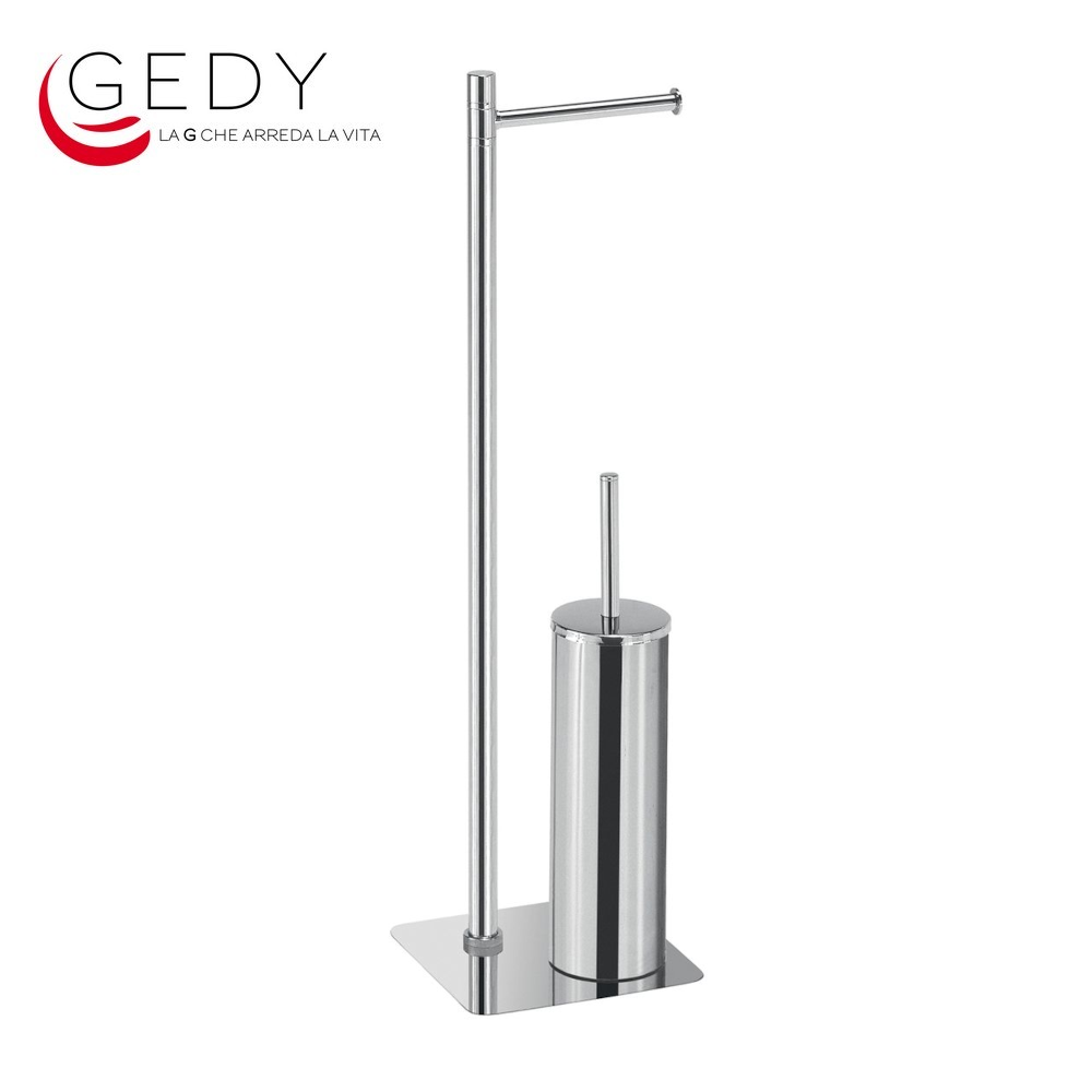 Piantana wc porta rotolo e porta scopino - ART? 113213 GEDY