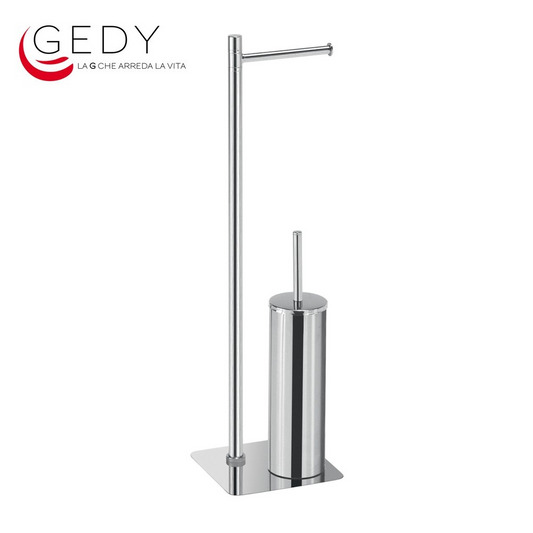 Piantana wc porta rotolo e porta scopino - ART? 113213 GEDY