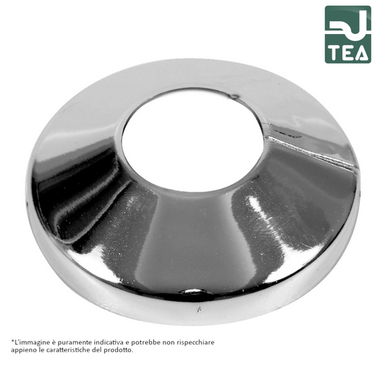 Rosone per sifone in inox ? 75 int x 32 ext (mm)