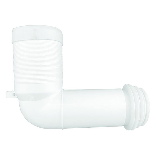 Curva tecnica a gomito 90� accorciabile ? 110 mm per scarico wc water a basamento