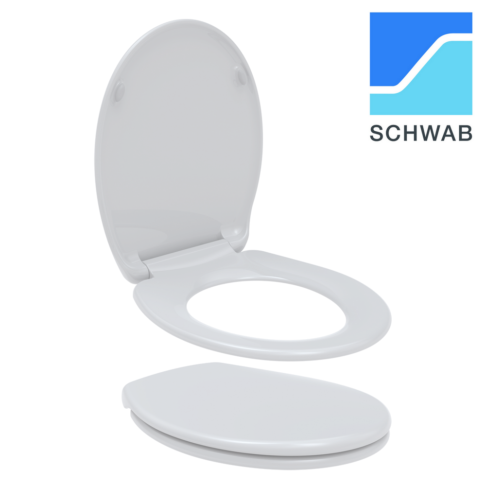 Asse sedile universale copri wc STAR SCHWAB adatto per WC filo muro, a pavimento o sospesi