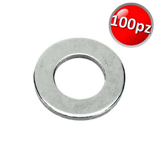 Rondella zincata ? int. 10 est. 22 spessore 2 (mm) UNI6592  - SCATOLA 100 pz