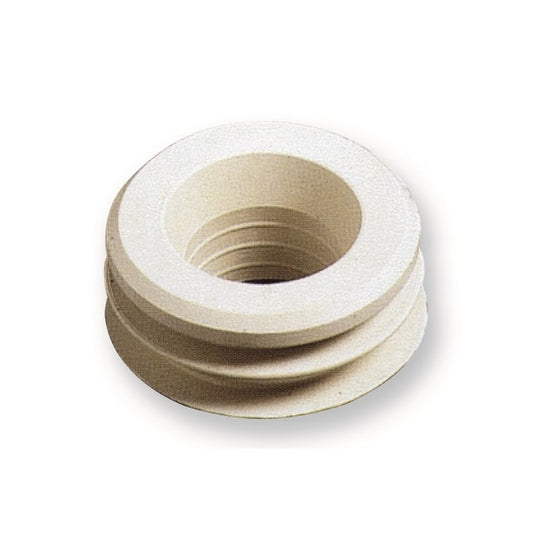 Morsetto in gomma bianca per WC da mm 52x30