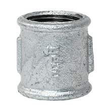 Manicotto 3/4'' F-F in ghisa malleabile zincato