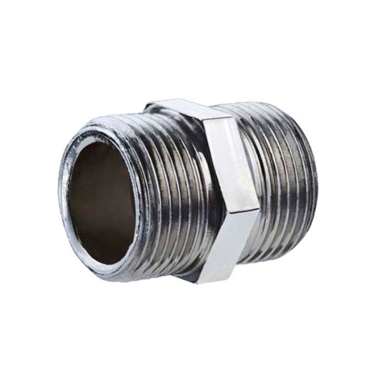 Niples nipplo in acciaio zincato 1/2'' maschio maschio - 1 PEZZO