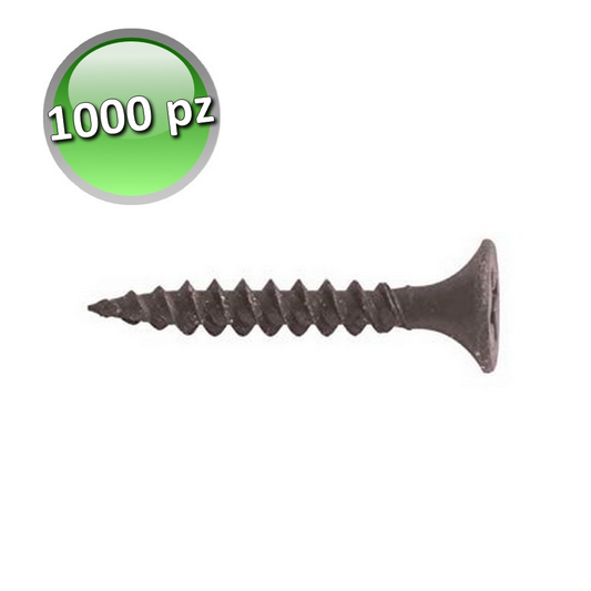 Kit viti per cartongesso e profili, autofilettanti - scatola da 1000 pz - PC V 3,5X35