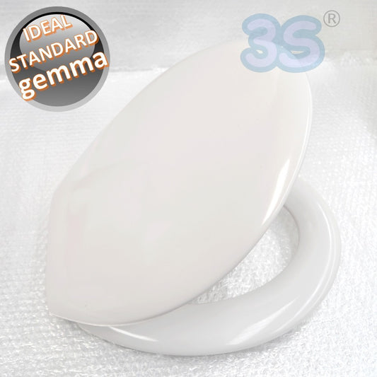 Sedile compatibile per wc sospeso GEMMA Ideal Standard cerniere in acciaio