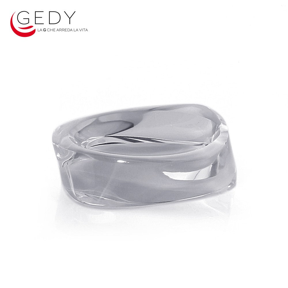 Portasapone serie TWIST color argento