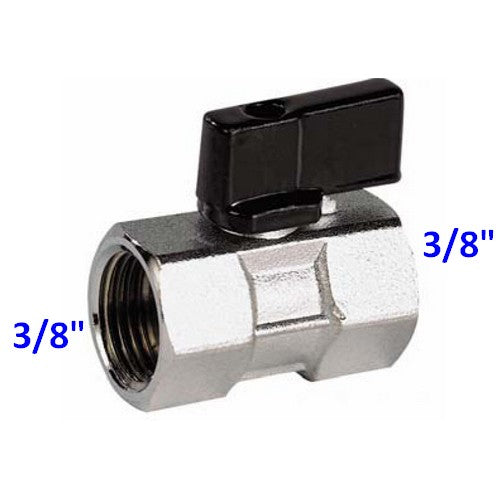 Minisfera 3/8'' mini valvola sfera femmina femmina