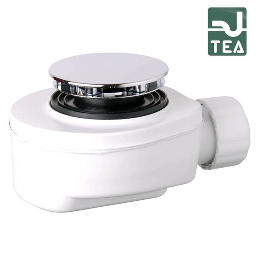 Piletta sifonata in PP con griglia in ABS per piatto doccia con foro ? 60 mm - TEA