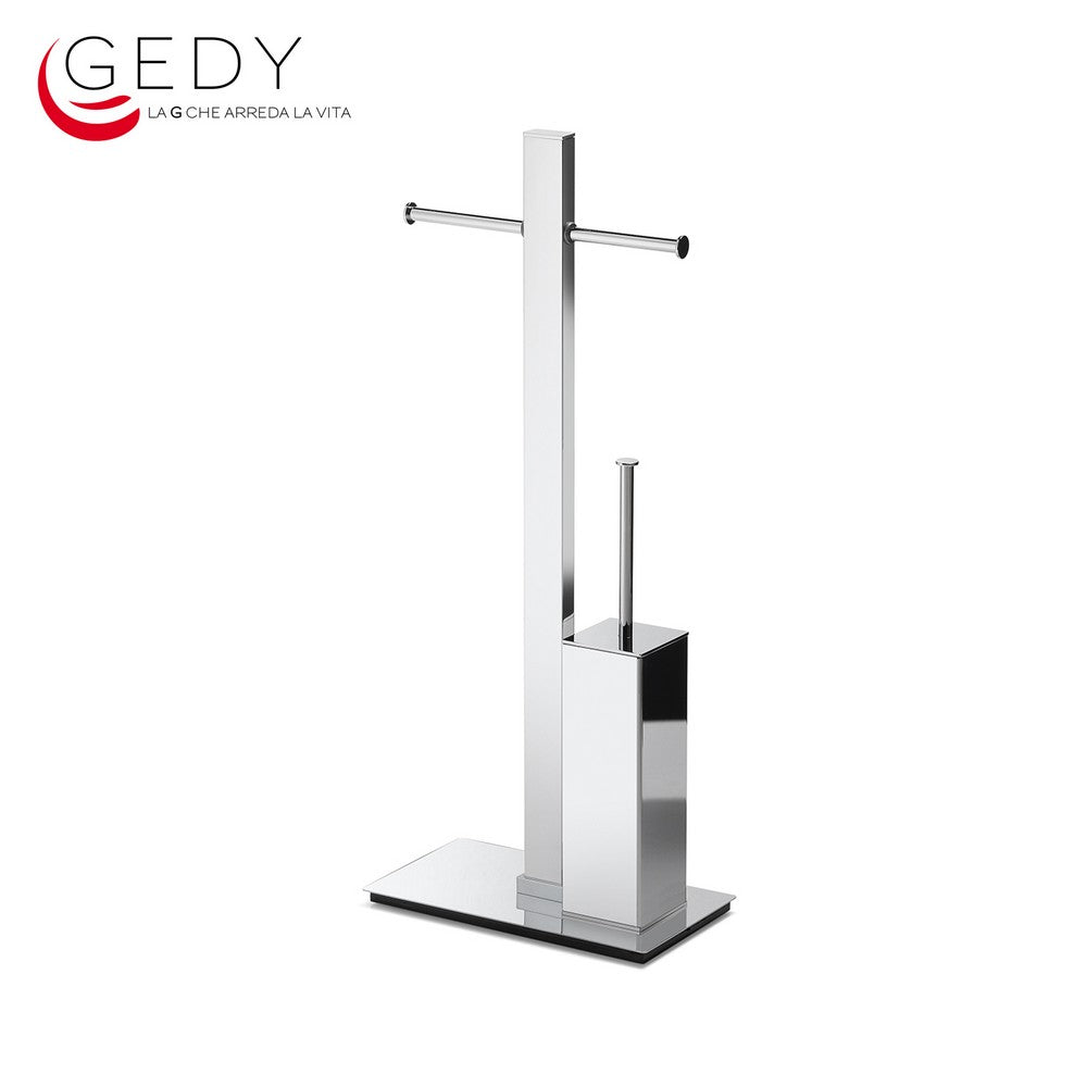 Piantana scopino e portarotolo zona wc - BRIDGE 7632 GEDY