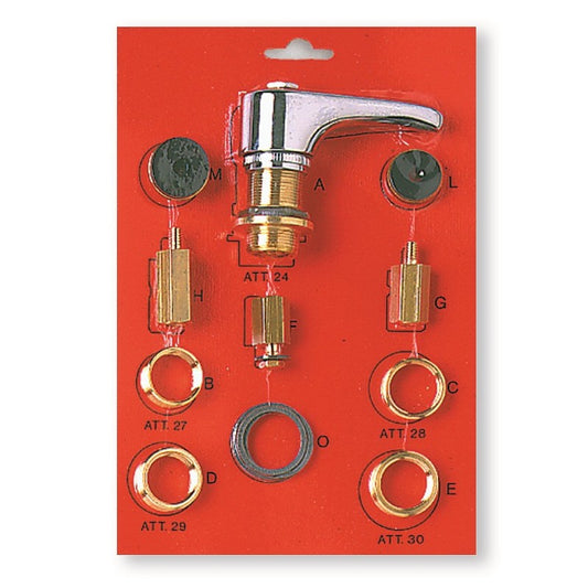 Kit universale vitone di ricambio con riduzioni e prolunghe per passo rapido