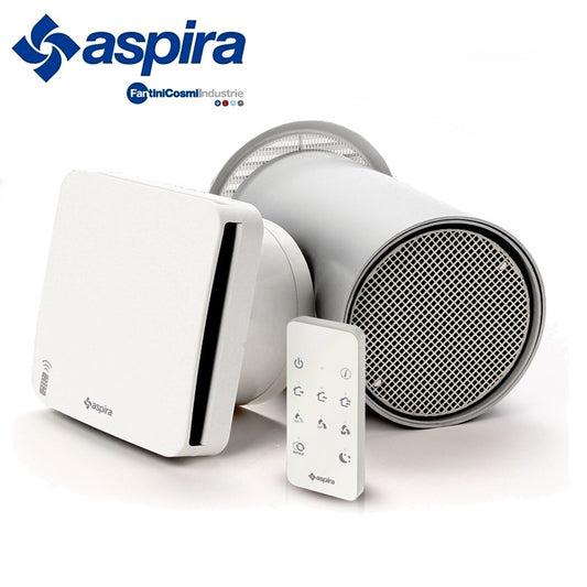 ASPIRA - Aspirvelo Air Rhinocomfort 160 RF recuperatore di calore e sanificatore dell'aria