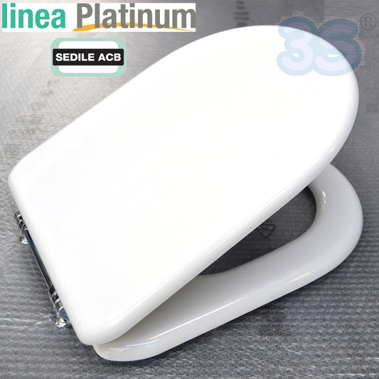 Sedile per wc CLODIA Ceramica Dolomite - ACB Ercos linea Platinum