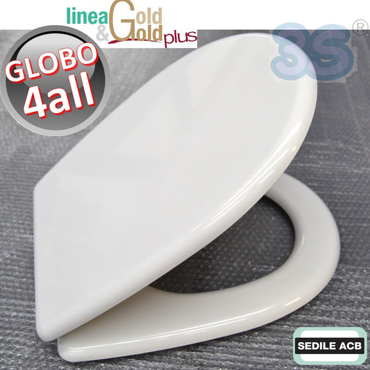 Sedile per wc 4ALL Ceramica Globo - ACB Ercos linea Gold