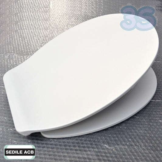 Asse sedile copri wc UNIVERSALE SLIM bianco in termoindurente - ACB ercos
