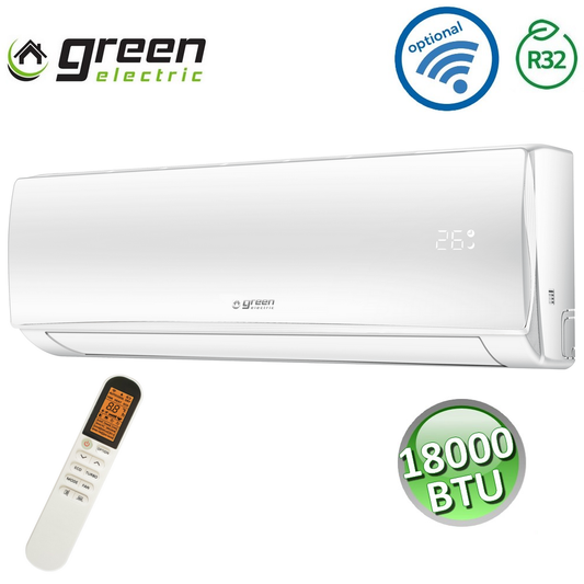 Unit? interna R32 Green Electric EVO 5.1 kW 18000 Btu split parete - WiFi optional