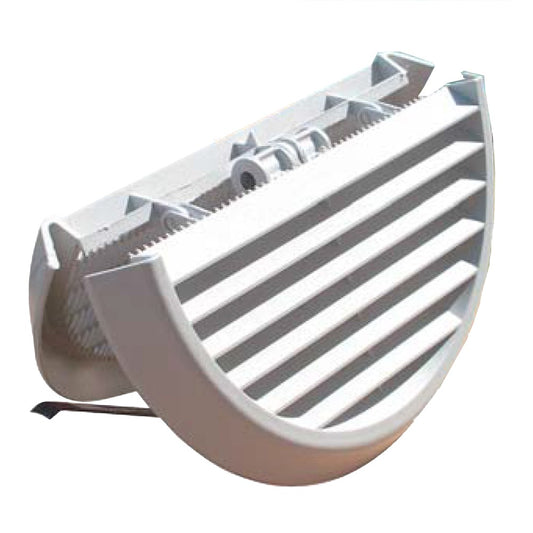 Griglia di ventilazione pieghevole DENTRO/FUORI ? 186 mm in plastica con rete e molle