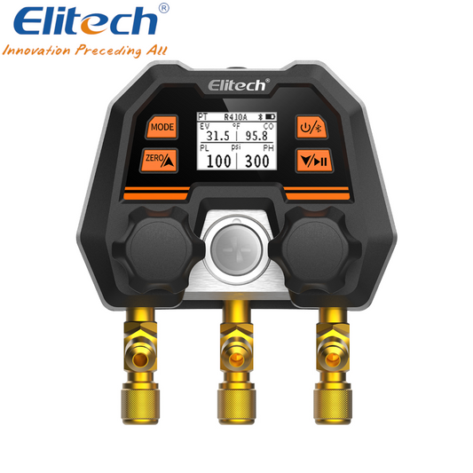 Elitech DMG-4B Gruppo manometrico digitale per collettori App Control Controlli CA