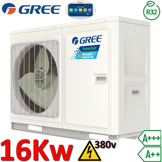 Pompa di calore monoblocco aria acqua Gree Versati IV - R32 16,0 Kw 3 PH 380v