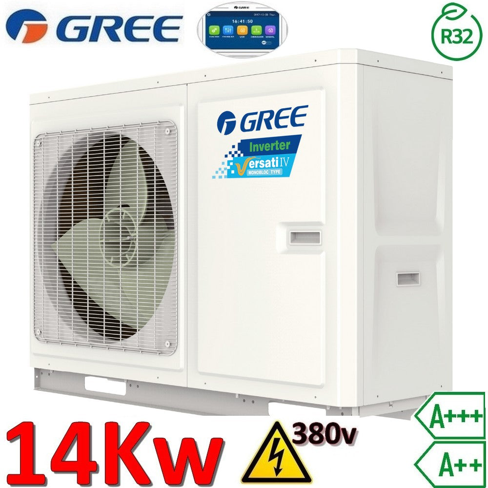 Pompa di calore monoblocco aria acqua Gree Versati IV - R32 14,0 Kw 3 PH 380v