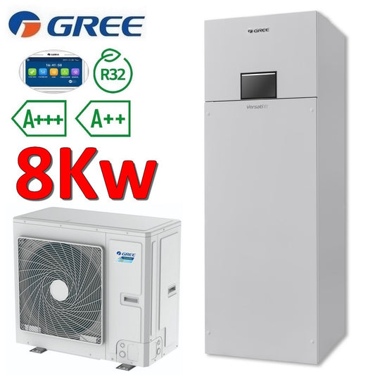 Pompa di calore aria acqua Gree Versati III ALL in ONE R32 8,0 Kw 1 PH