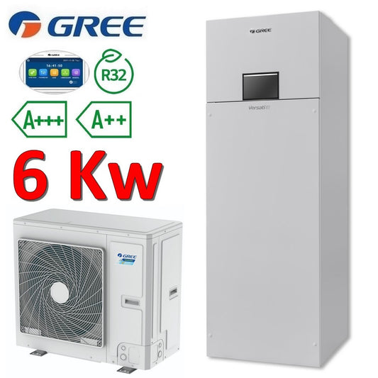 Pompa di calore aria acqua Gree Versati III ALL in ONE R32 6,0 Kw 1 PH