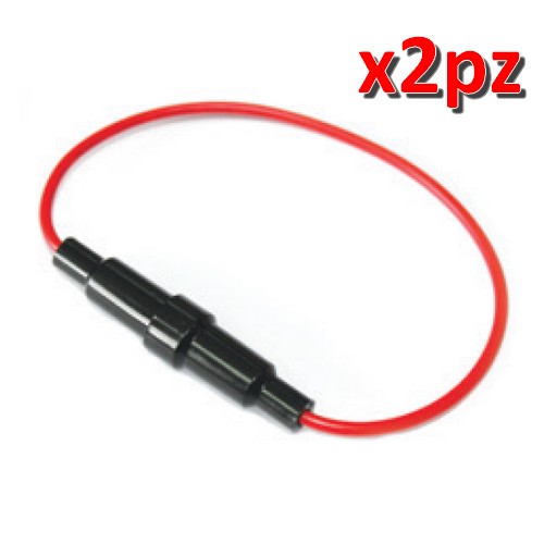 Fusibile protezione 1 Ampere e portafusibile pompa condensa conf. 2 PZ