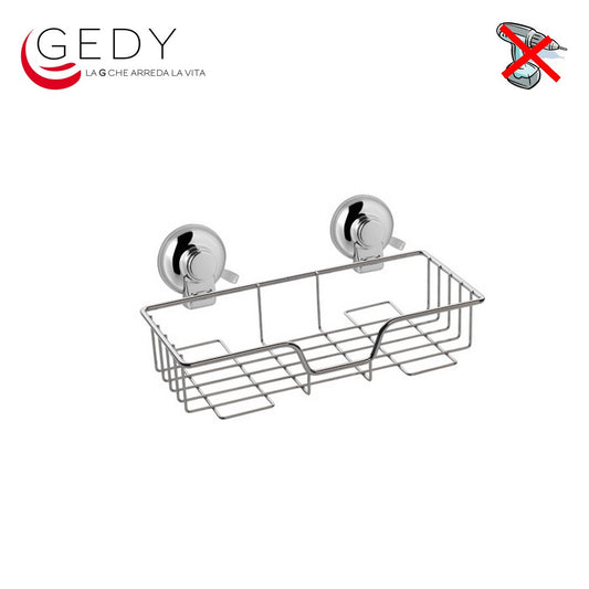 Porta oggetti doccia vasca con fissaggio a ventose - GEDY HO20